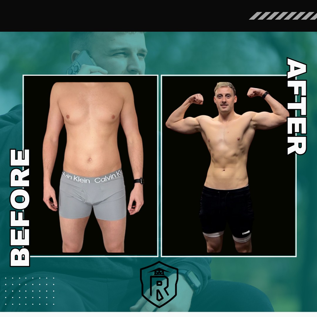 Chris — before and after
